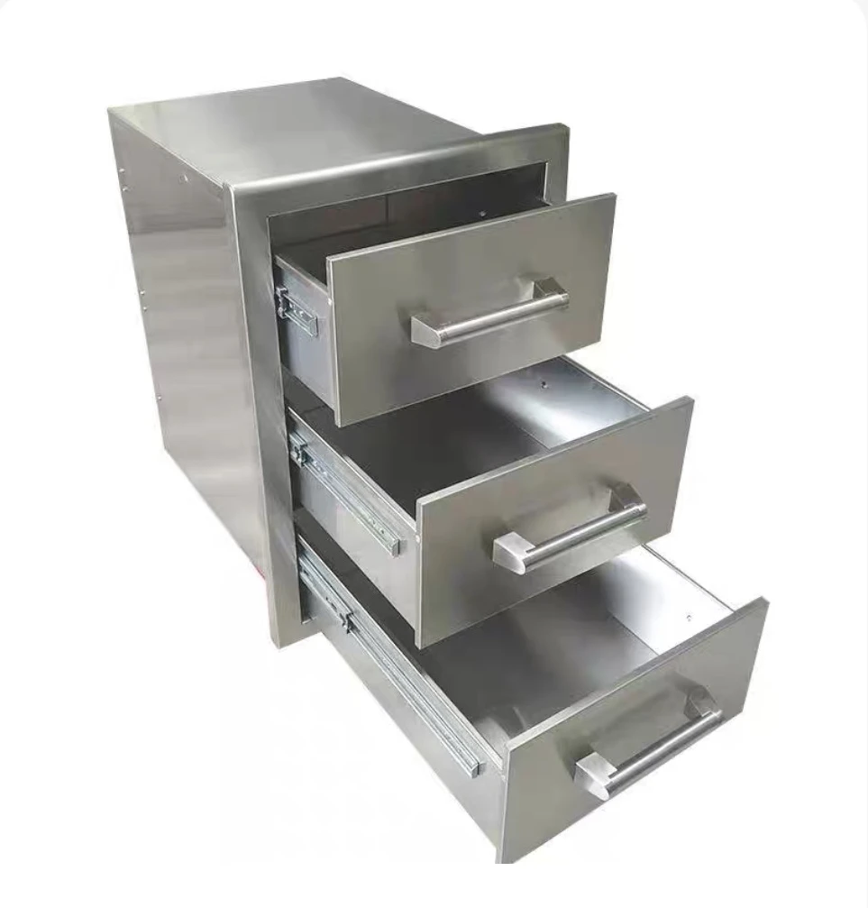 Заводские модульные уличные кухонные встроенные шкафы - Фотография_2