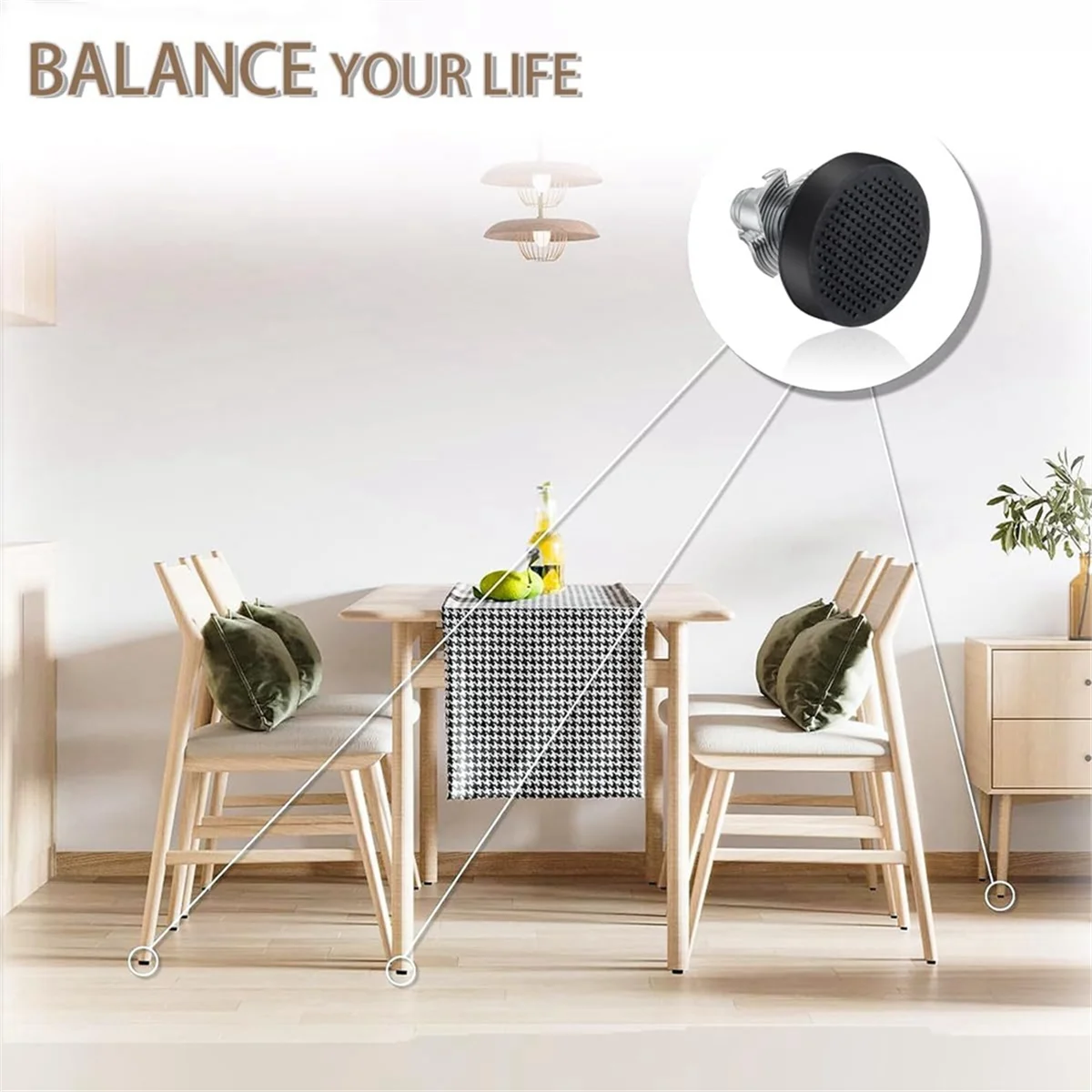 Резьбовые регулируемые нивелиры для мебели m6 - Фотография_5