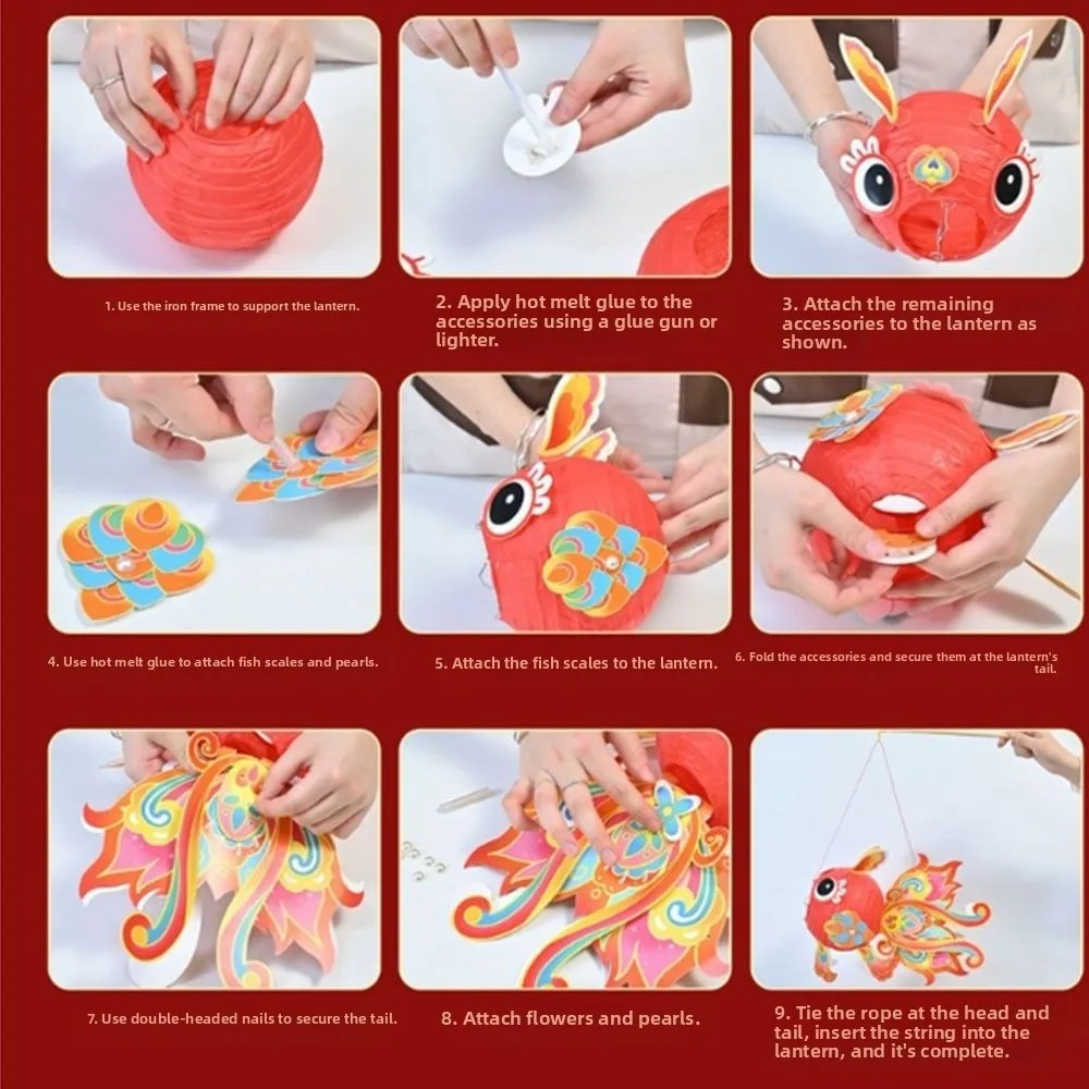 Ручной фонарь с золотой рыбкой - Фотография_4