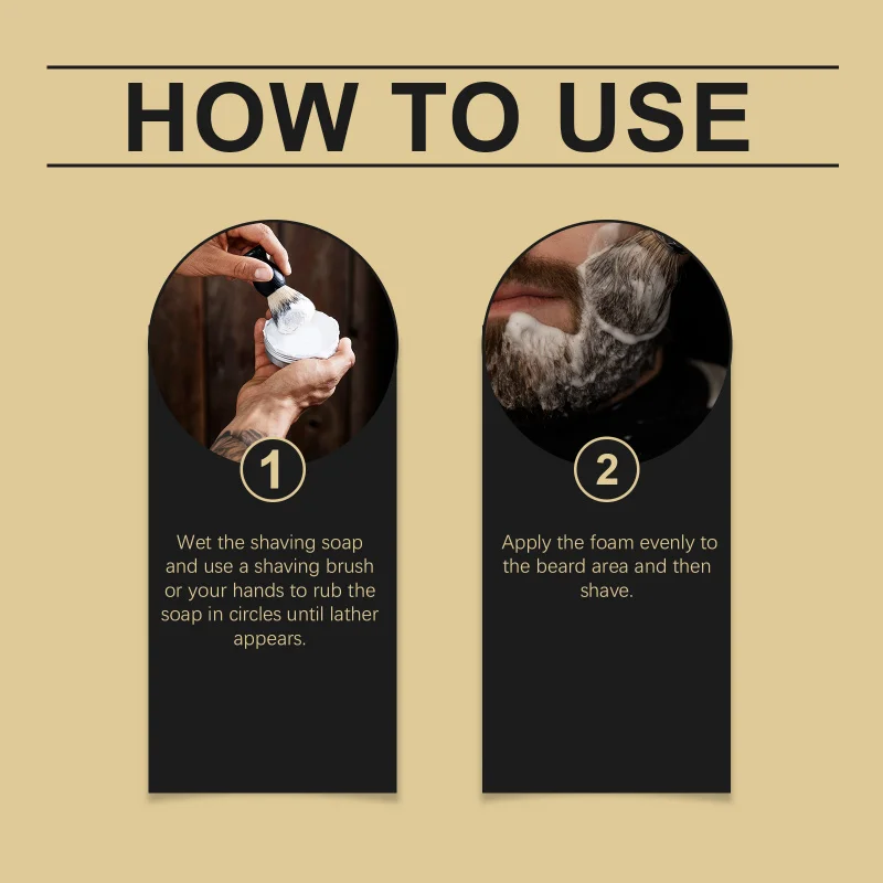 Ванильное мужское мыло для бритья - тонкая пена - Фотография_6