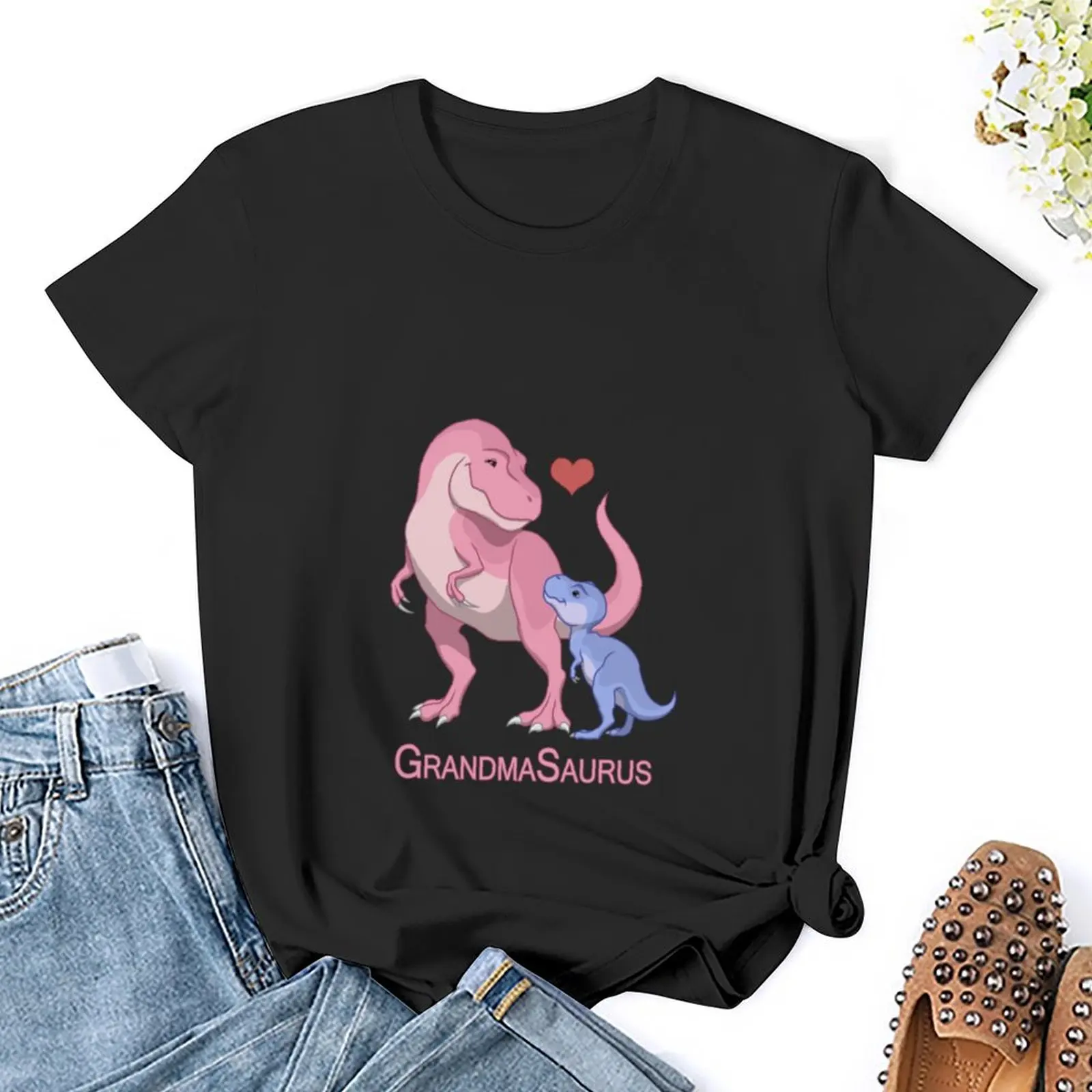 Футболка с динозавром grandmasaurus grammy trex для маленьких мальчиков - Фотография_5