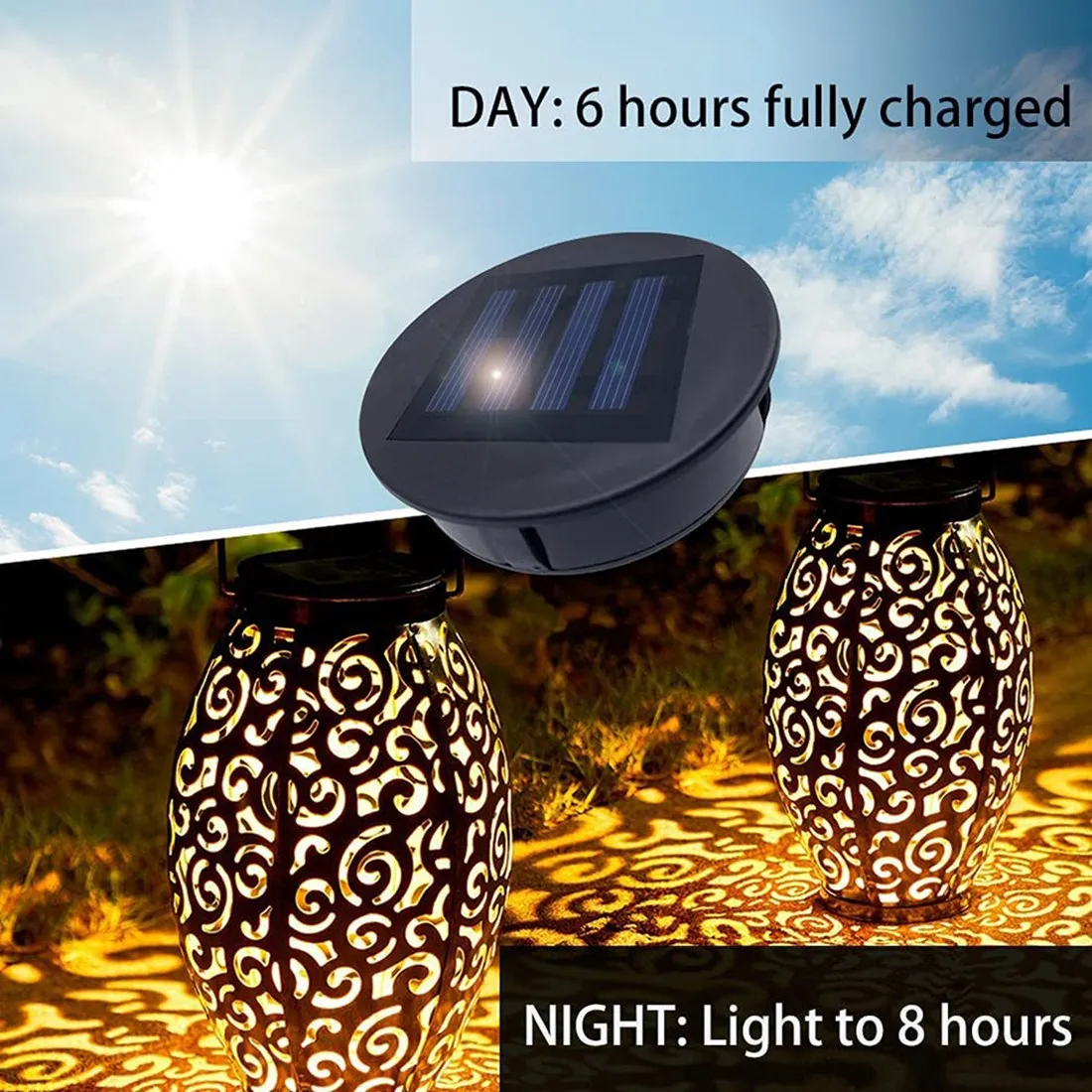 Сменная верхняя часть солнечных фонарей для фонарей - Фотография_4