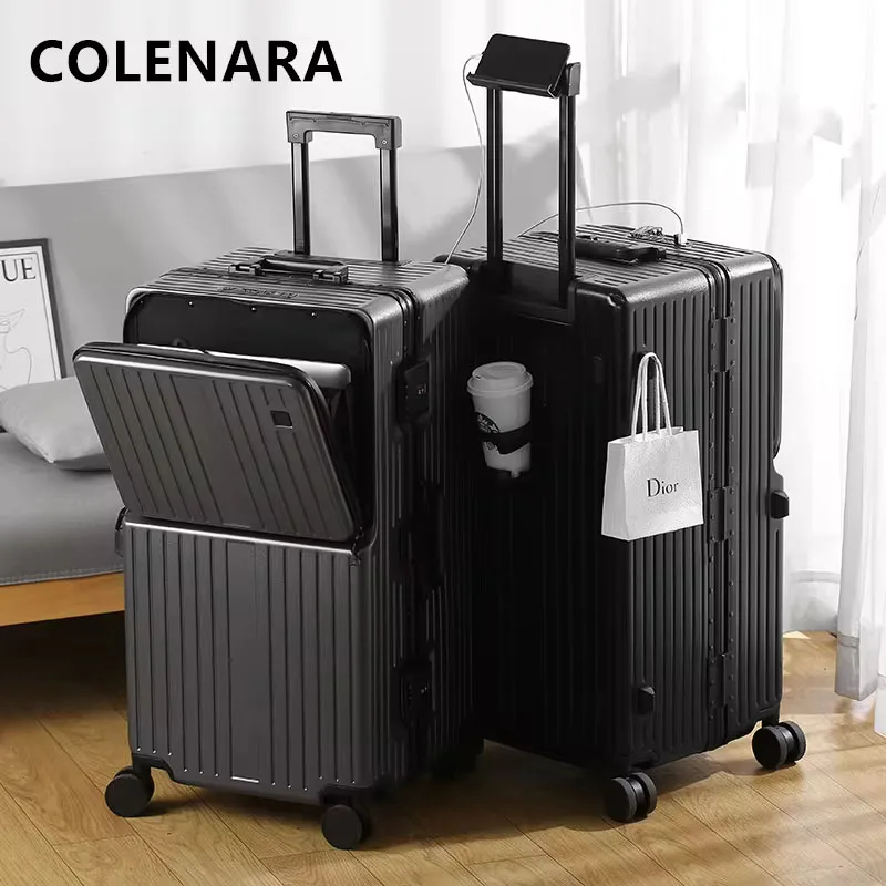Чемодан colenara с алюминиевой рамой и передним отверстием - Фотография_6