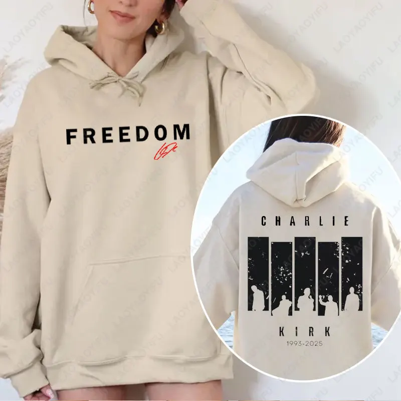 Charlie kirk long sleeve hoodie - Фотография_3