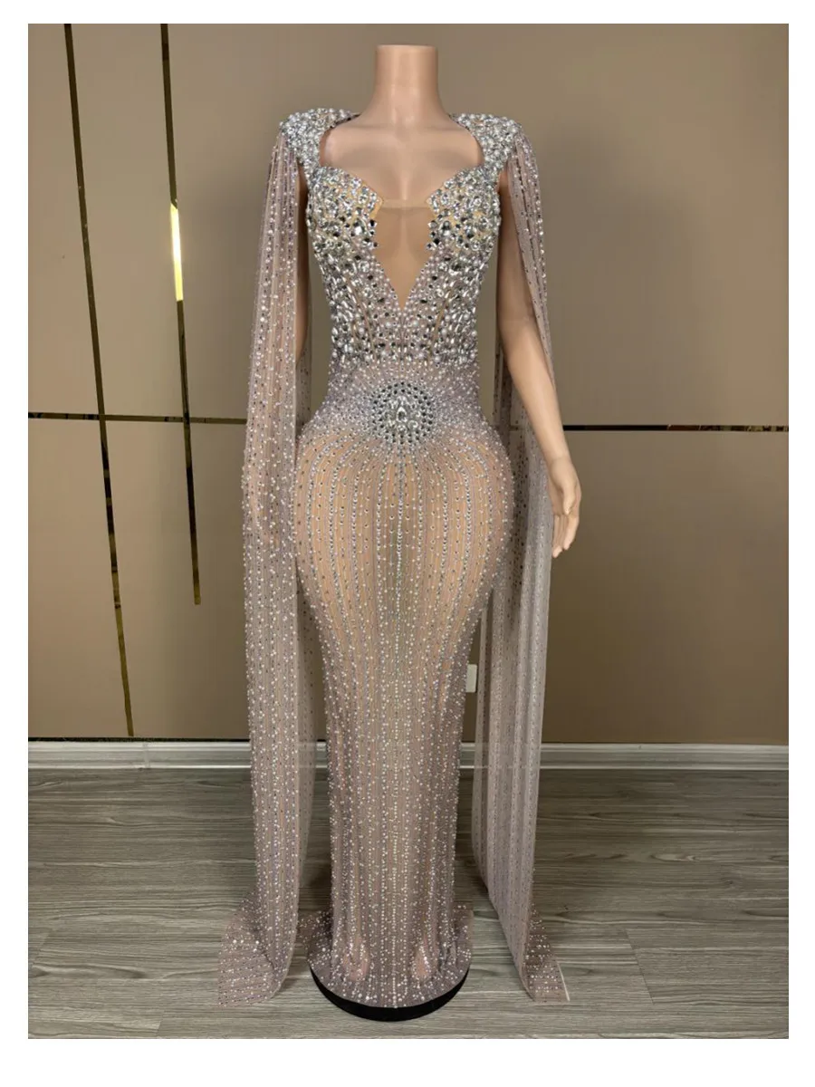 Роскошное блестящее прозрачное