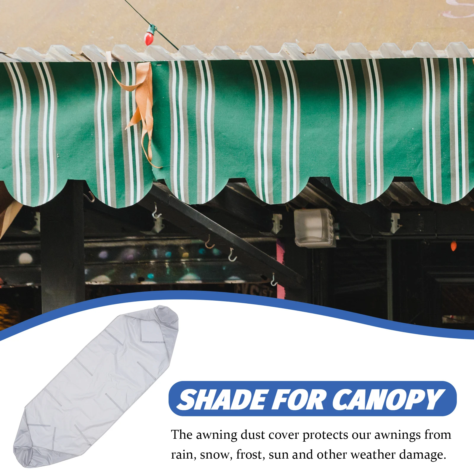 Тент, водонепроницаемый пылезащитный уличный защитный чехол для патио - Фотография_5