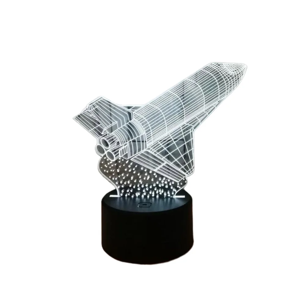 3d светодиодный светильник с сенсорными вариантами цвета - Фотография_6