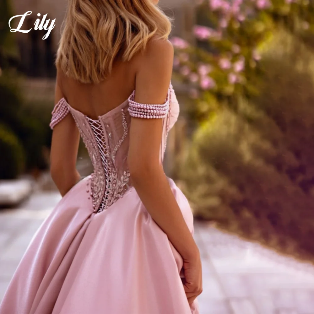 Розовое платье трапециевидной формы - Фотография_4