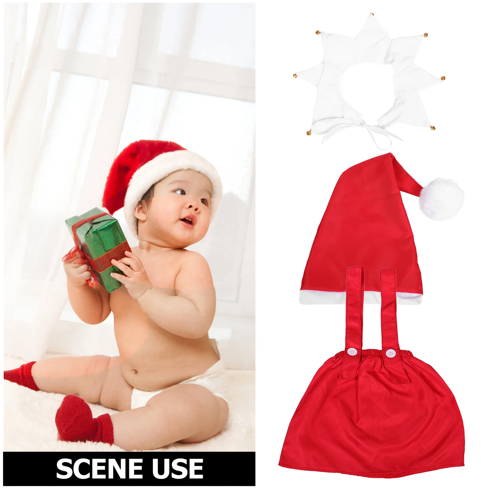 Красные рождественские наряды из 3 предметов - Фотография_4