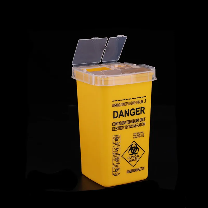 1л медицинский пластиковый контейнер для острых татуировок - Фотография_6