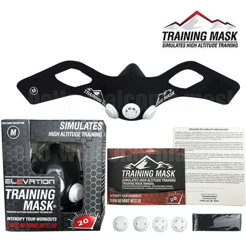 Elevation  training mask 3.0 тренировочная маска 3 - Фотография_4