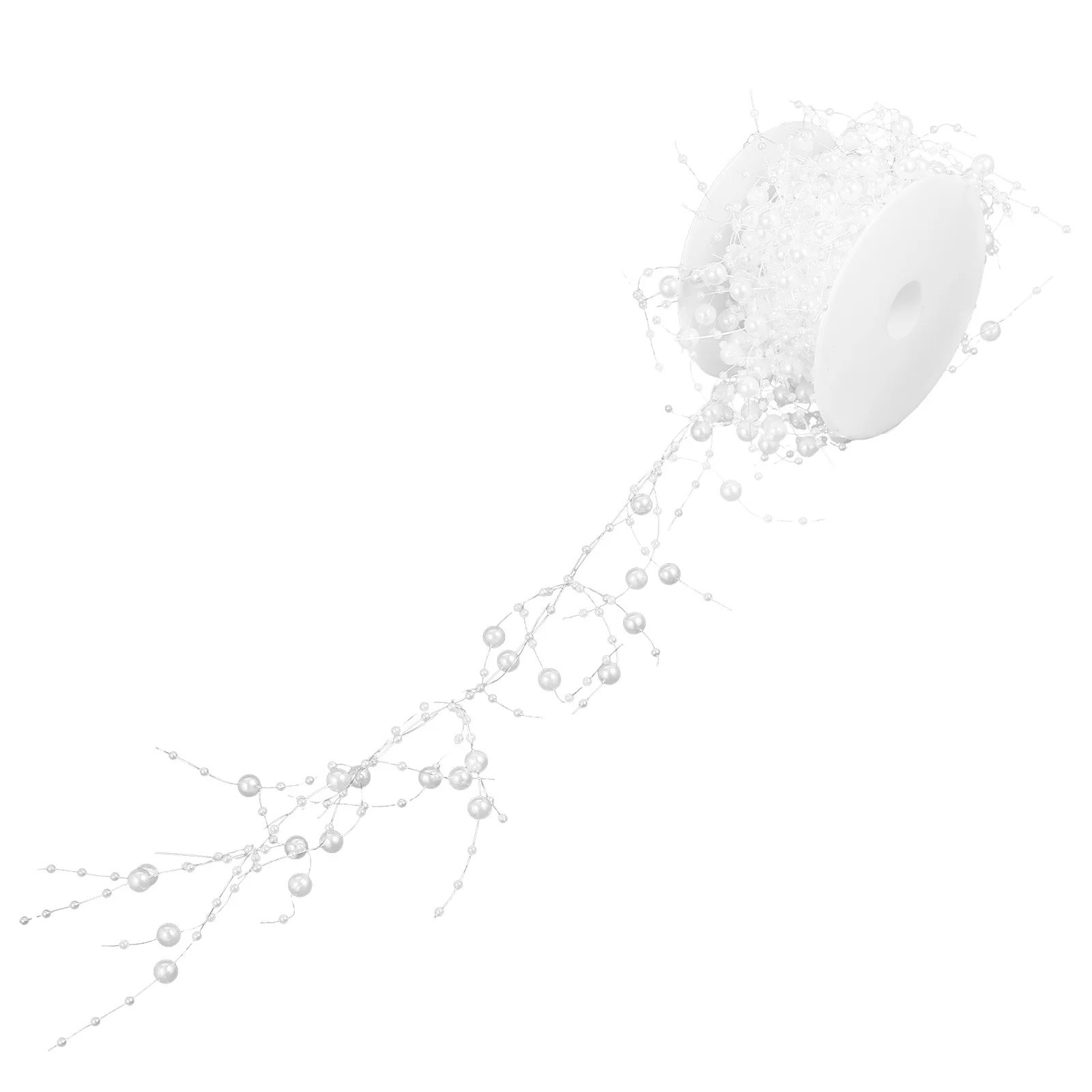 1 рулон, гирлянда из искусственного жемчуга для украшения вазы