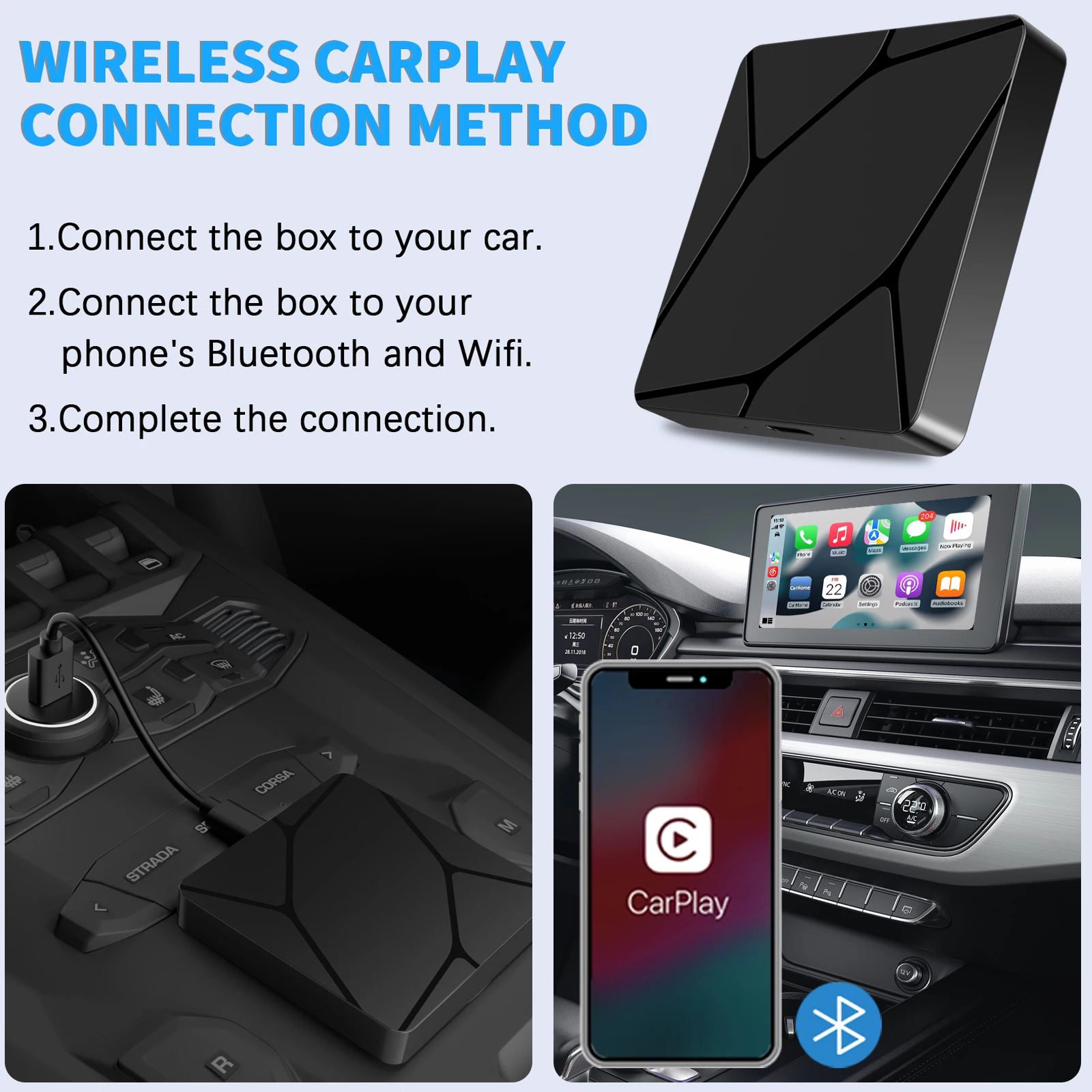 Беспроводной адаптер carplay binize - Фотография_2
