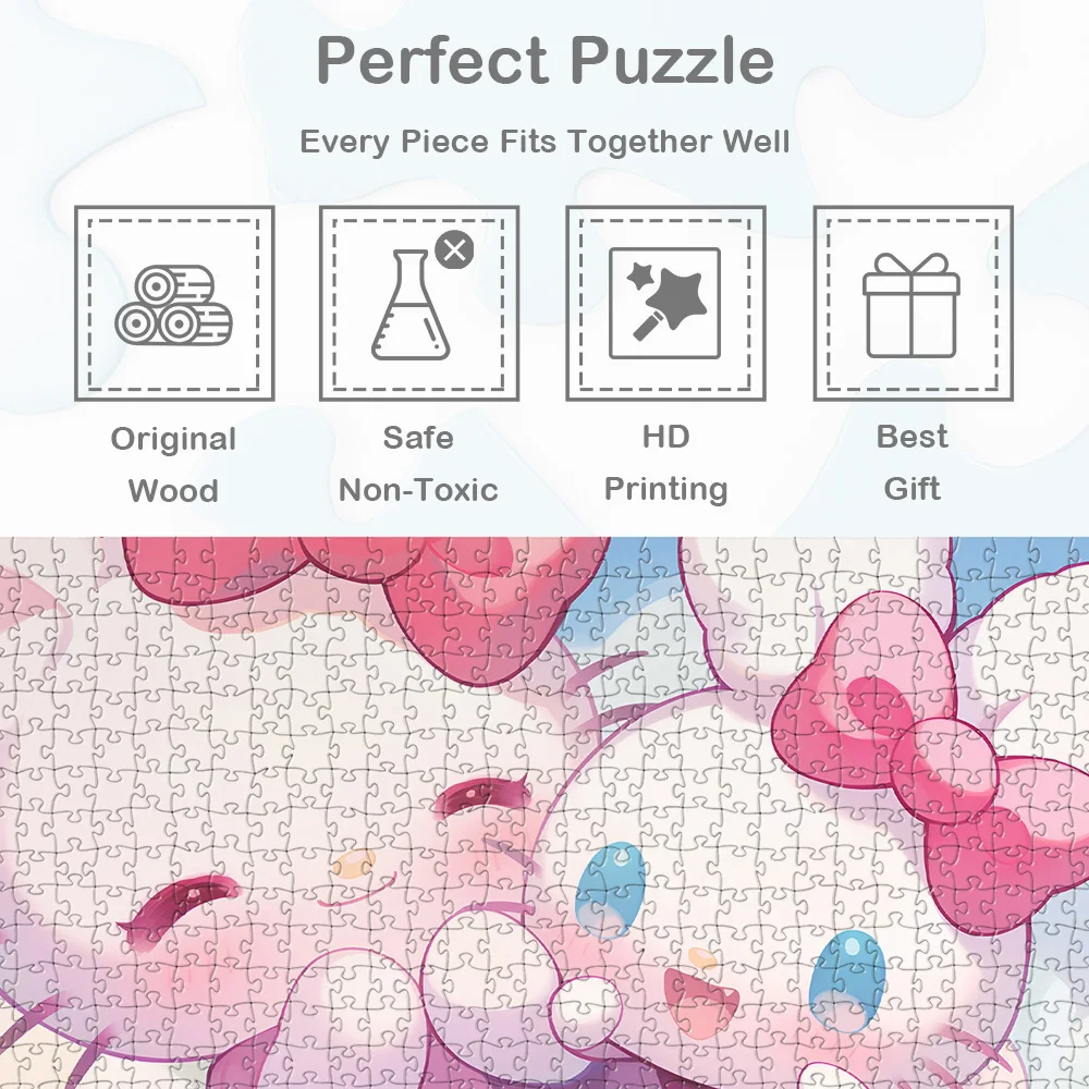 Пазлы hello kitty cinnamoroll для взрослых sanrio - Фотография_3