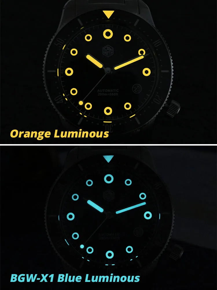 San martin оригинальный дизайн новые мужские дайверские часы 39 - Фотография_6