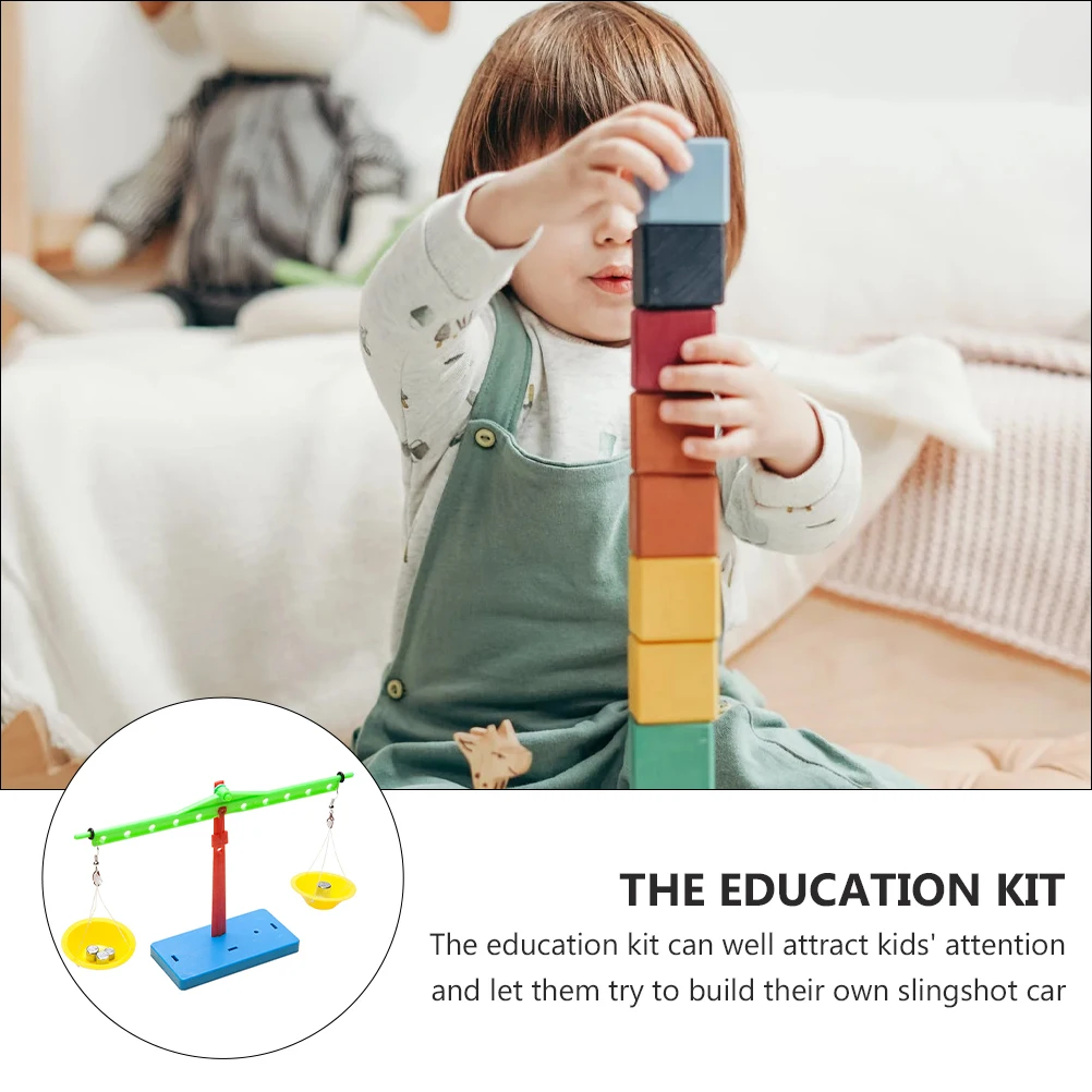 Diy наука дети весы модель баланса - Фотография_5