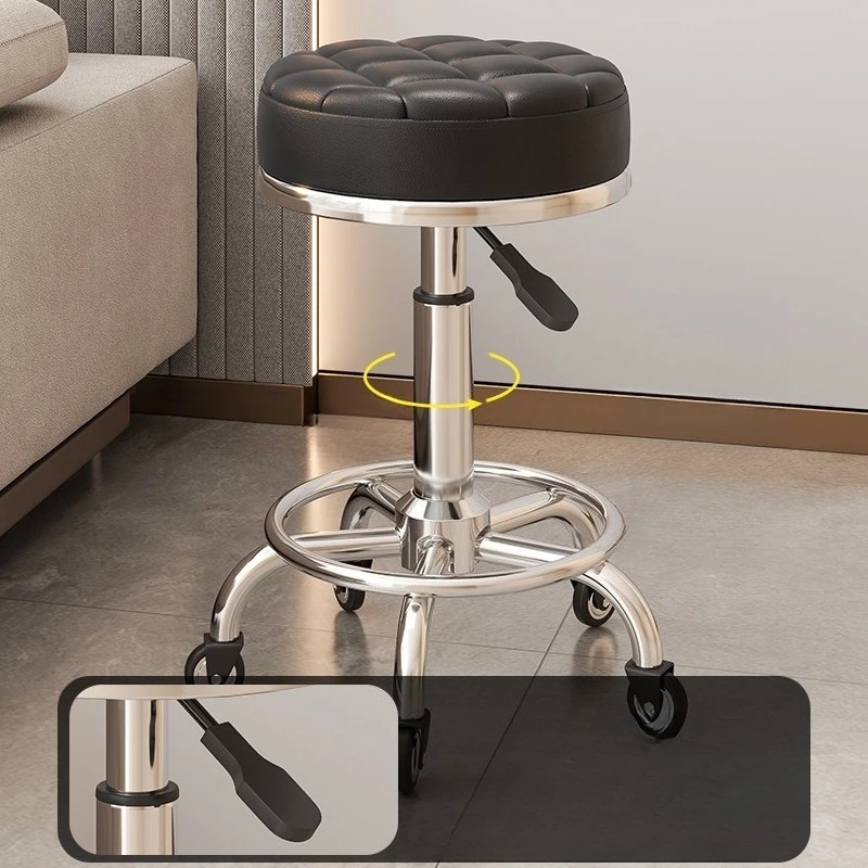 Регулируемый вращающийся табурет - Фотография_3