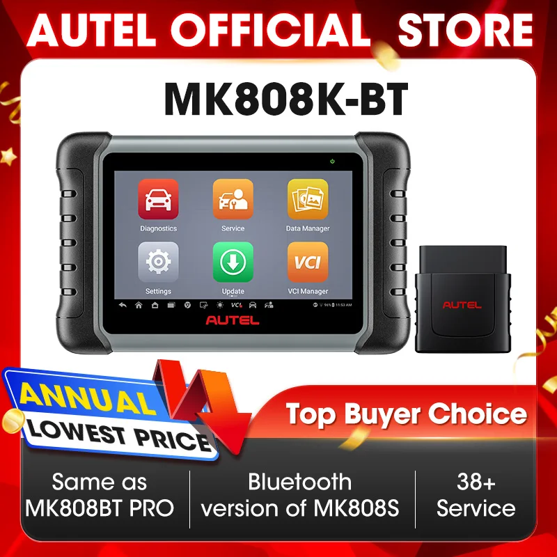 Autel maxicom mk808kbt pro obd2