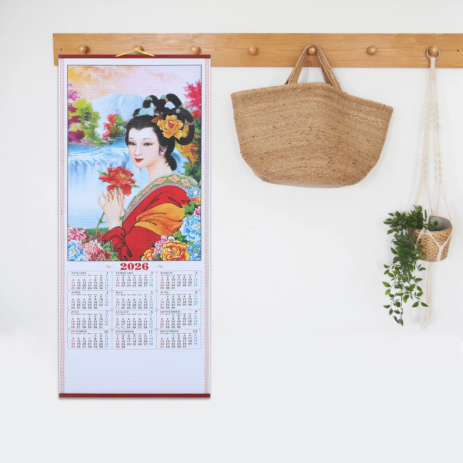 Подвесной свиток из искусственного ротанга на 2026 год - Фотография_6