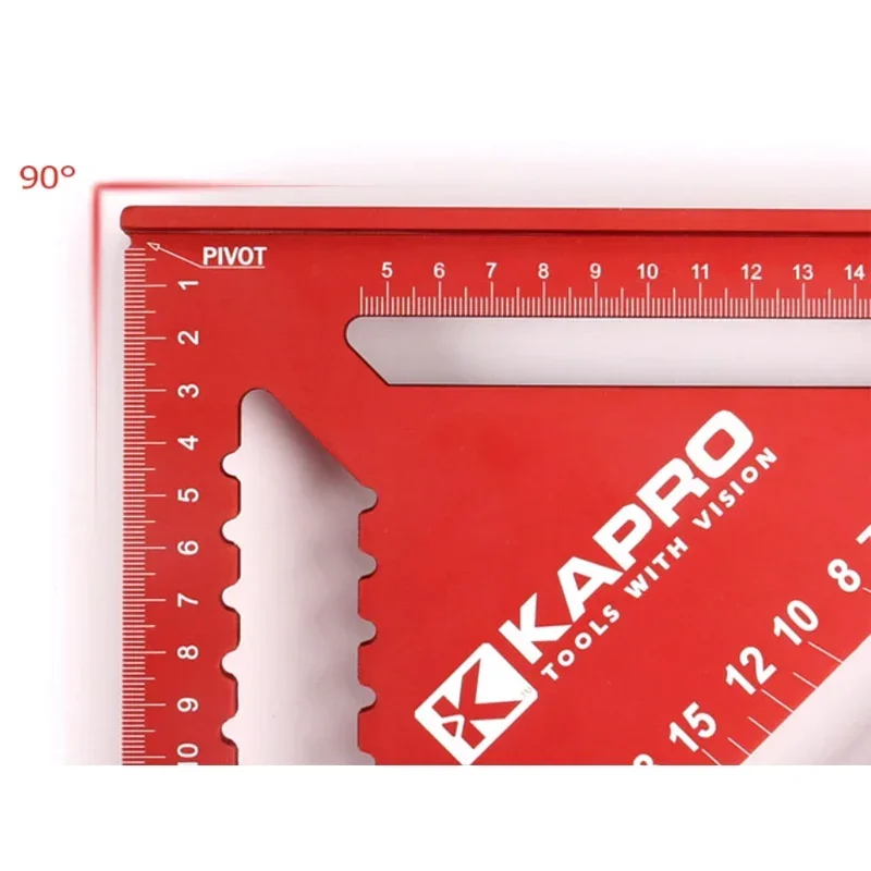 Треугольная линейка kapro 7/12 дюймов - Фотография_3