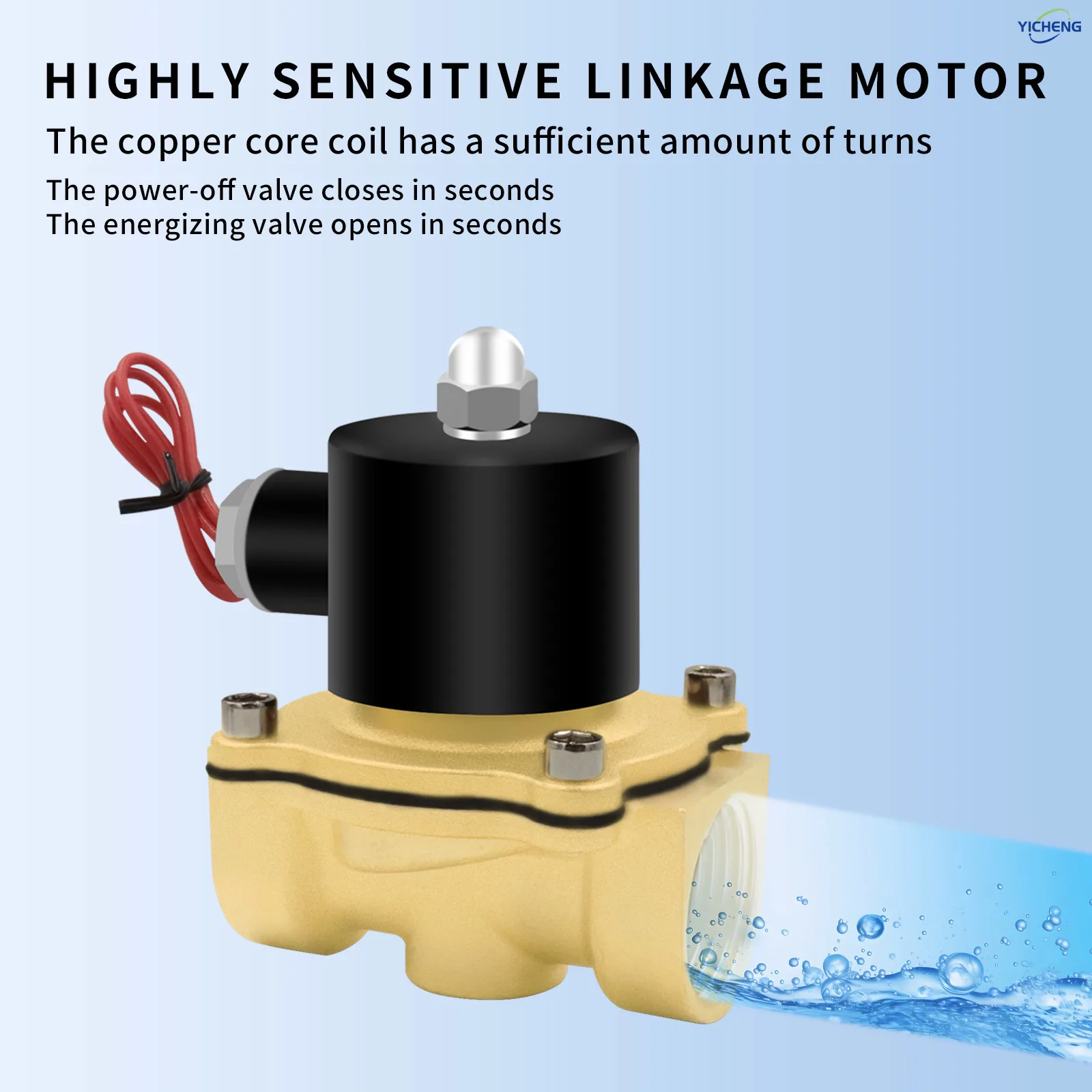 Латунный электрический электромагнитный клапан - Фотография_3