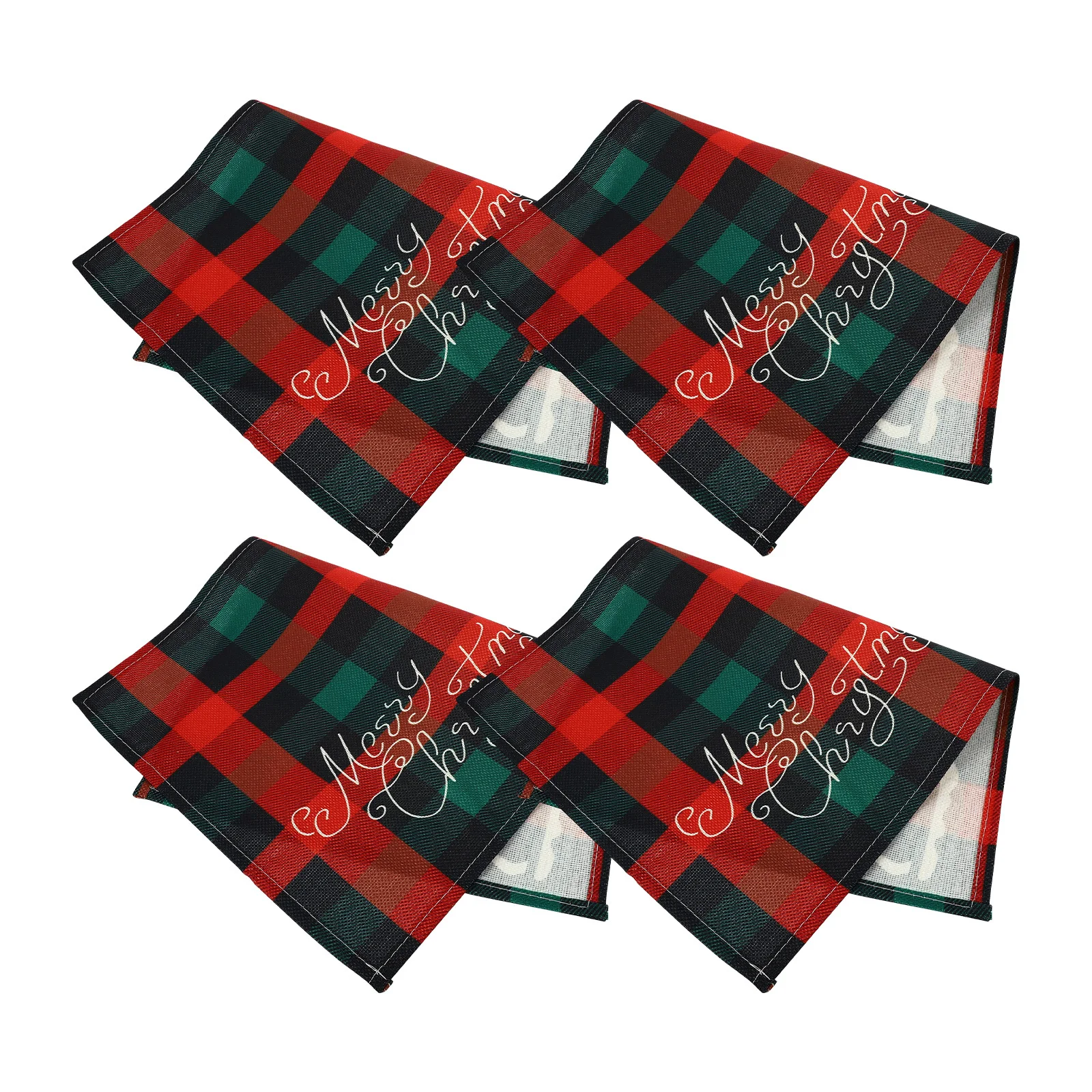 Декоративные подставки для столовых приборов с рождественским узором - Фотография_4