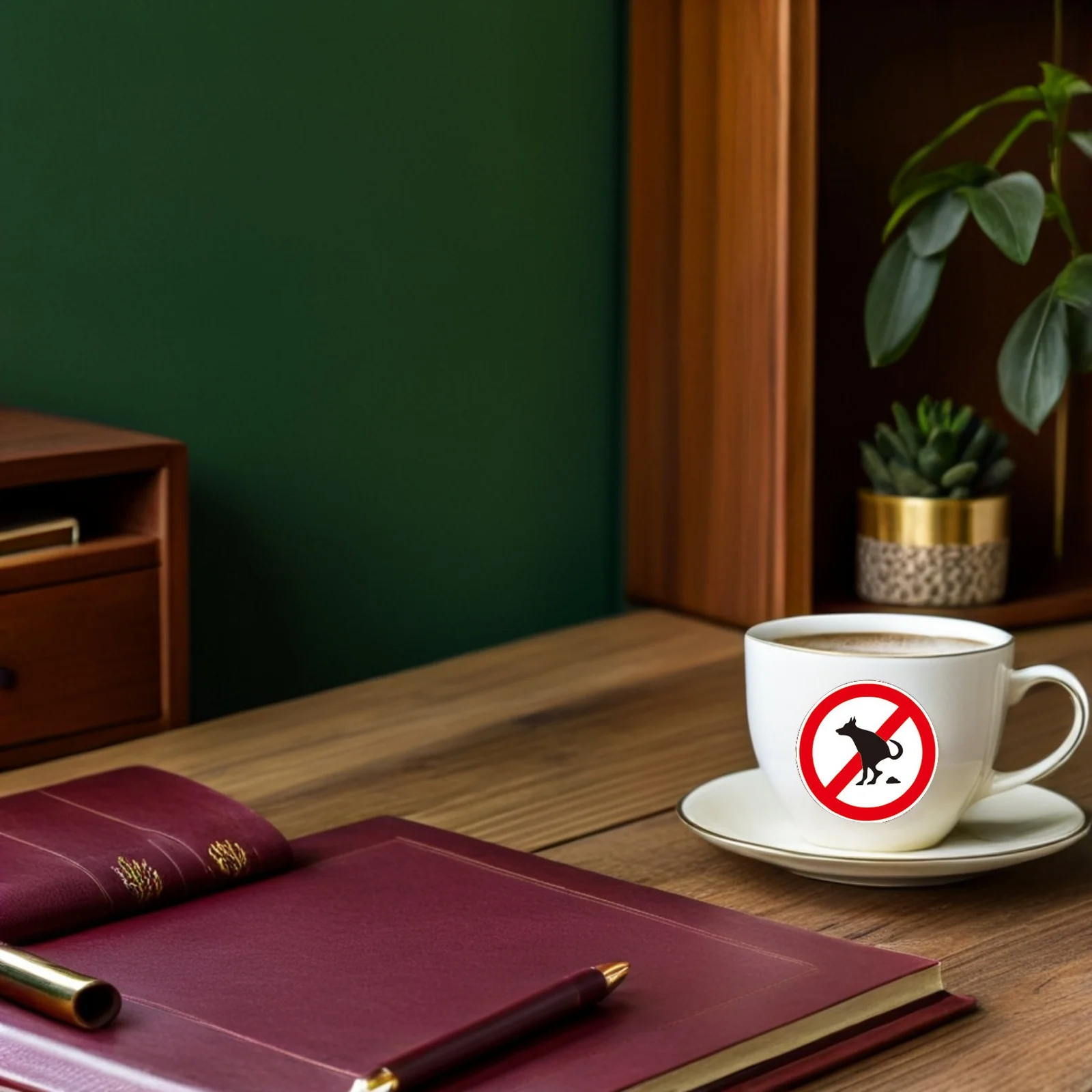 10 листов, наклейки без какающих знаков для домашних животных - Фотография_2