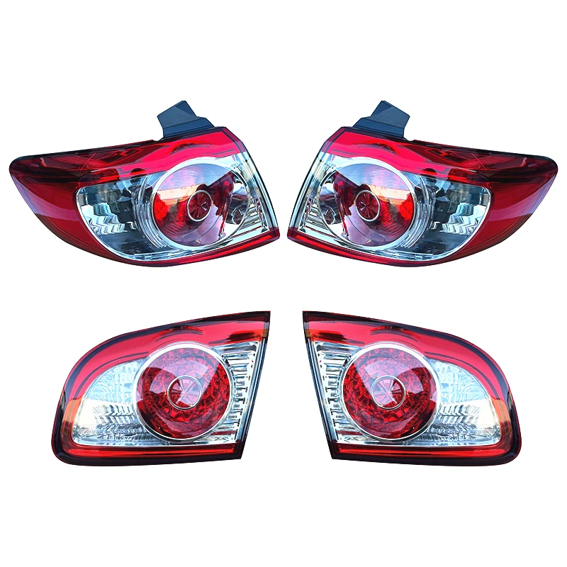 Автомобильный красный задний фонарь для hyundai santa fe 2010 2011 2012