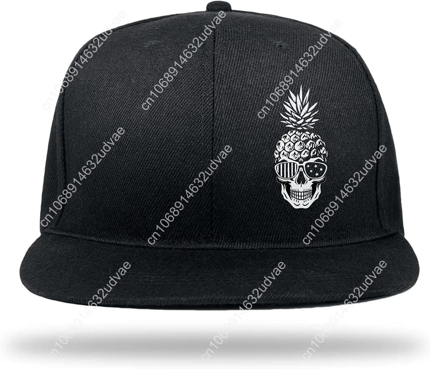 Мужские шляпы snapback с черепом и ананасом - Фотография_2