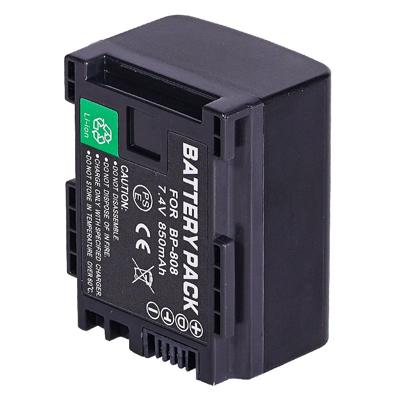 7.4v 850mah bp-808 camera battery - Фотография_3