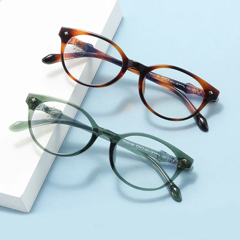 Ультралегкие очки в японском стиле в стиле ретро с защитой от синего света - Фотография_2