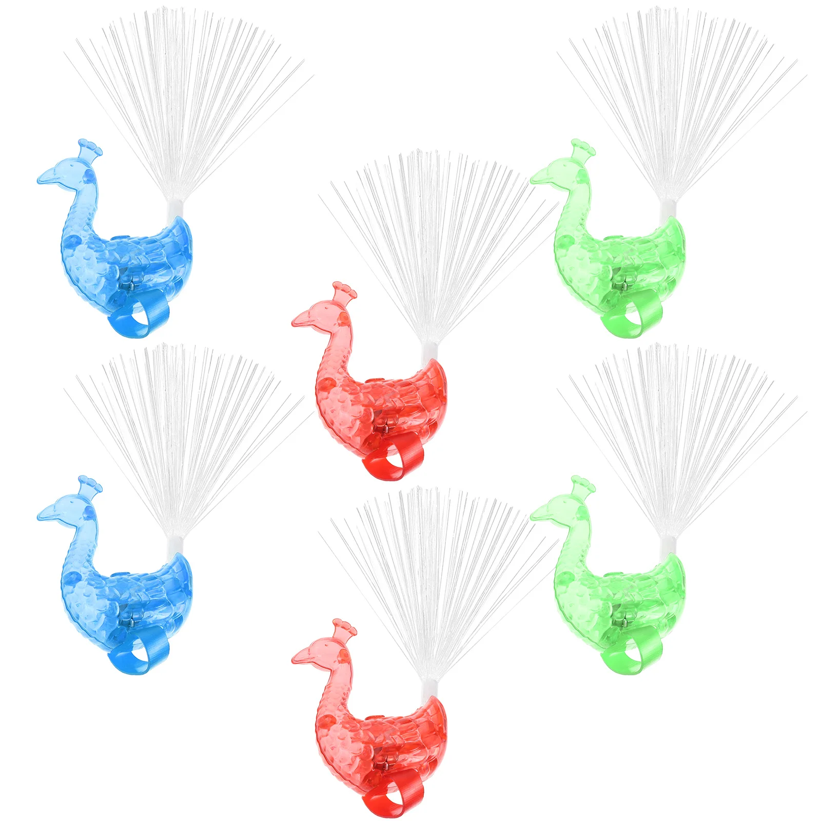 Оптоволоконные фонари в виде павлина - Фотография_6