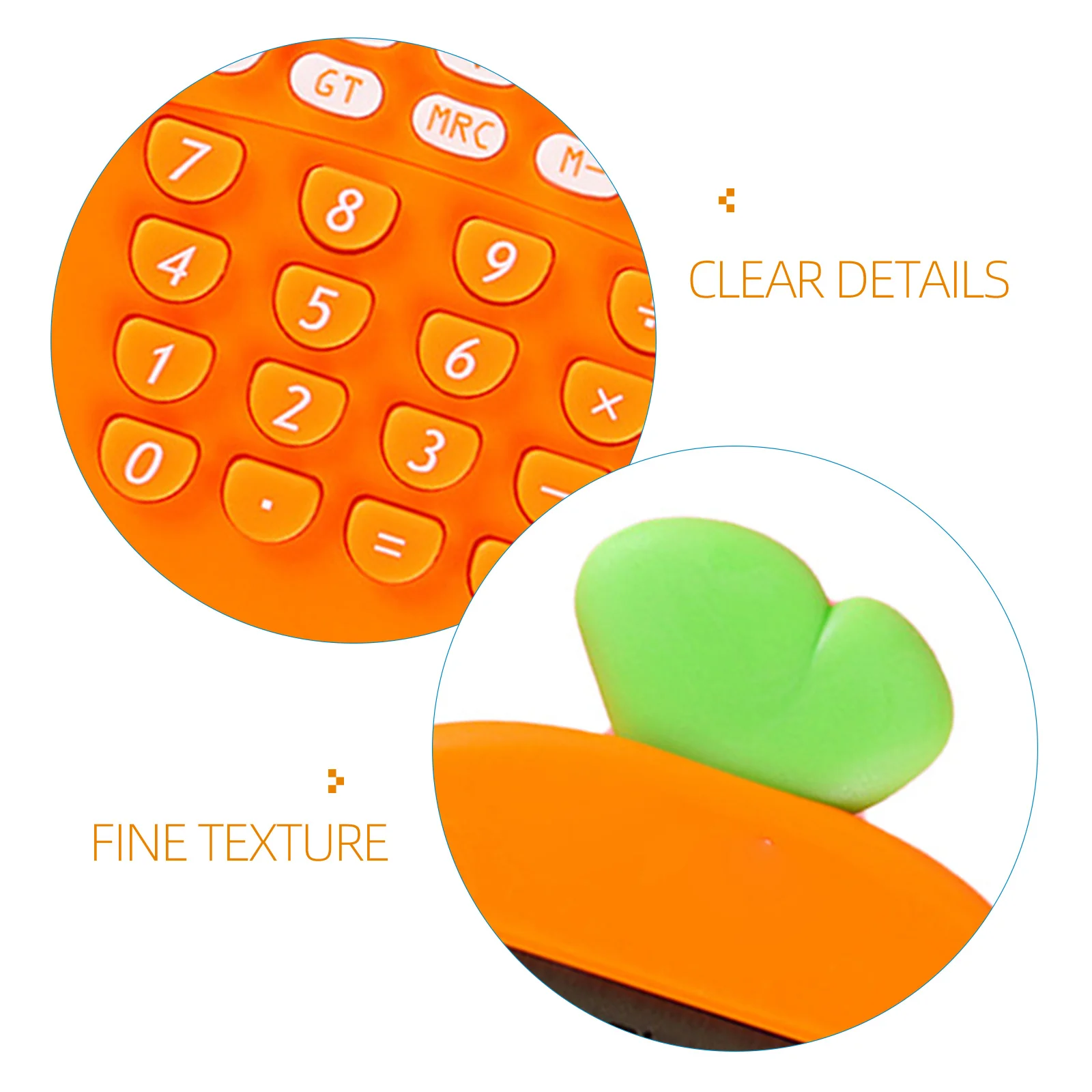 12-значный электронный калькулятор в форме моркови - Фотография_2