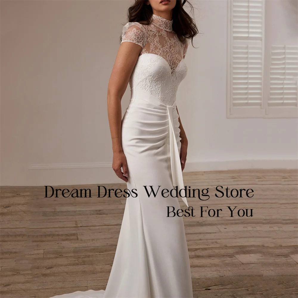 Классическое кружевное свадебное - Фотография_4