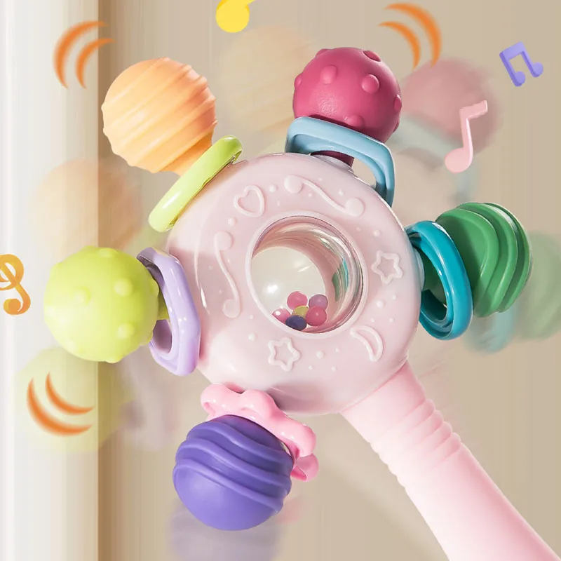 Сенсорные детские прорезыватели для детей 0 6 12 месяцев - Фотография_4