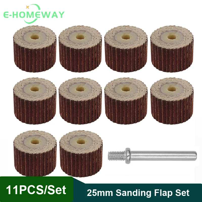 Диаметром 25мм. набор шлифовальных пластин с хвостовиком 6 мм 1/4 дюйма
