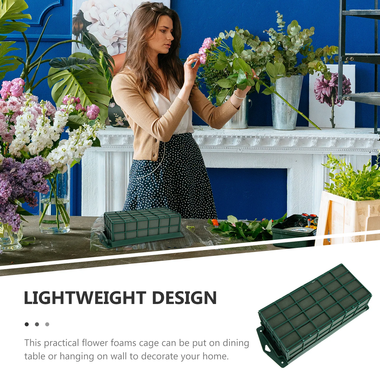 Прочная клетка из пенопласта с цветочным рисунком - Фотография_5