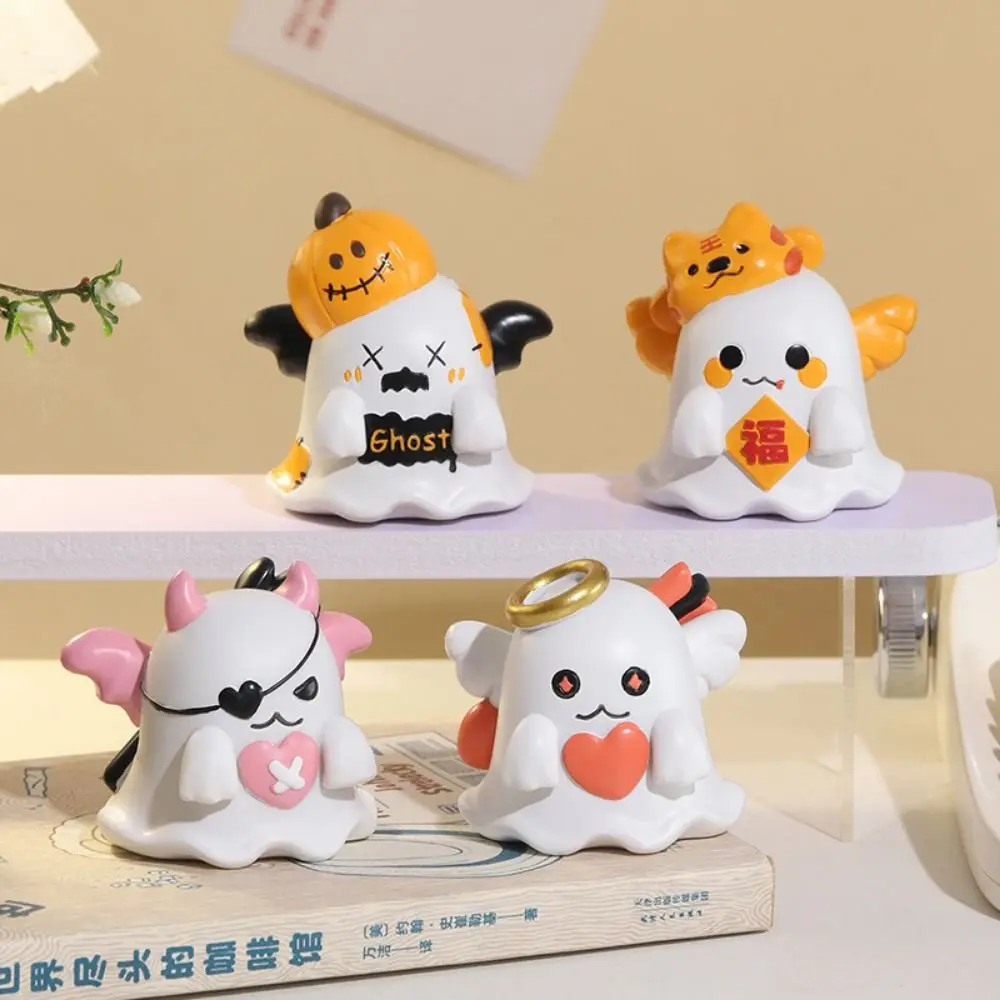 Страшная креативная статуя призрака на хэллоуин - Фотография_3