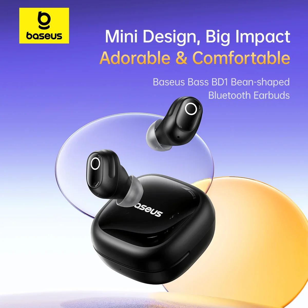 Беспроводные наушники baseus bass bd1 bluetooth 5 - Фотография_3