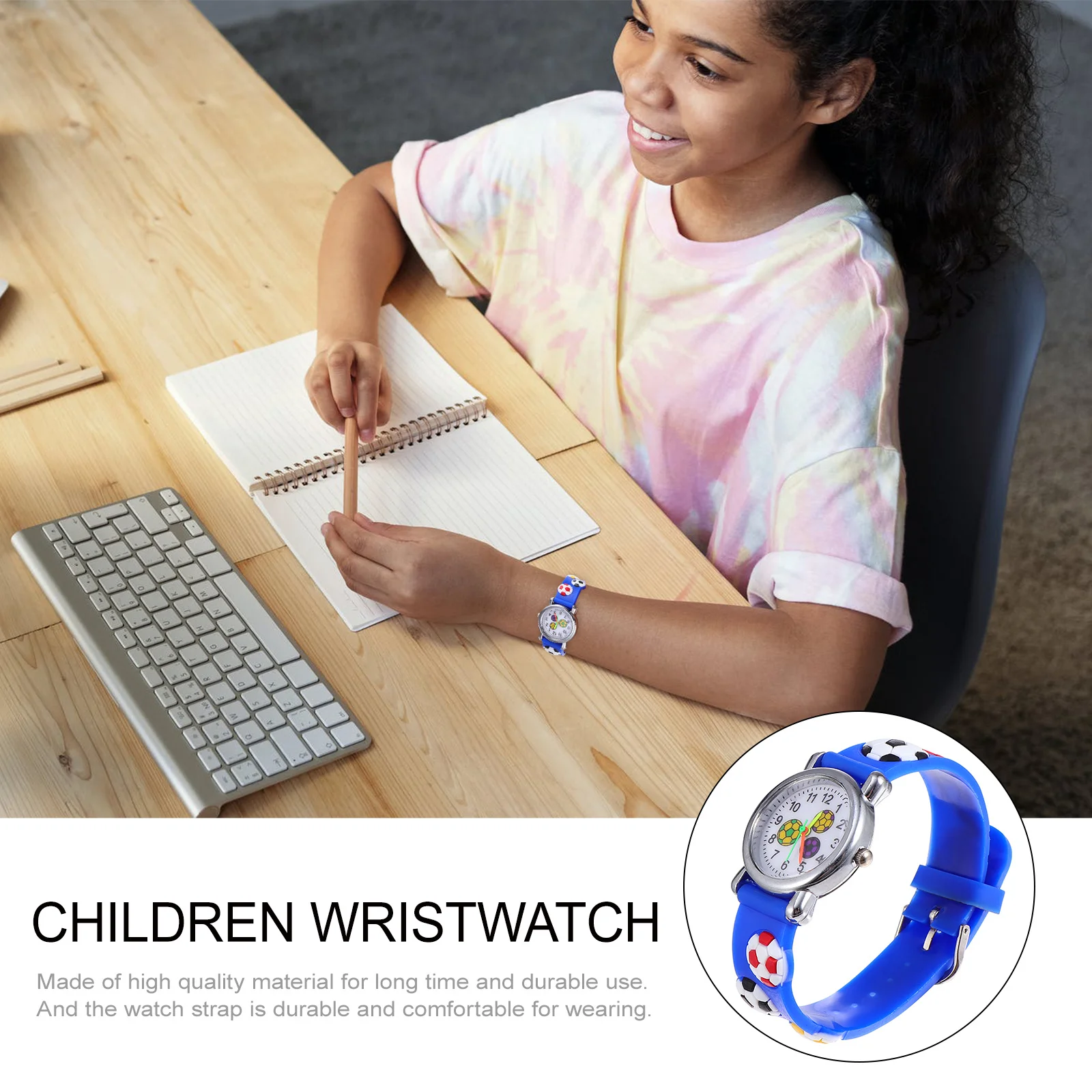 Часы с футбольным узором - Фотография_5