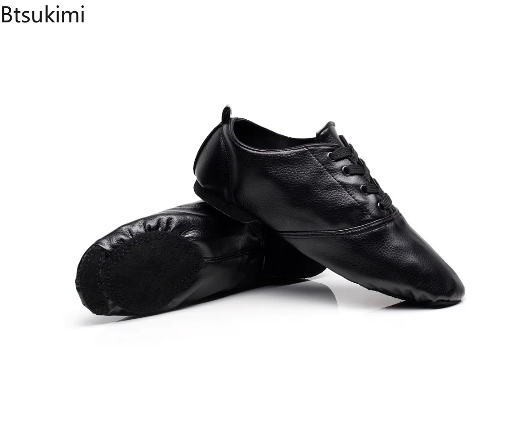 Танцевальная обувь из искусственной кожи для взрослых и детей 26–45 - Фотография_4