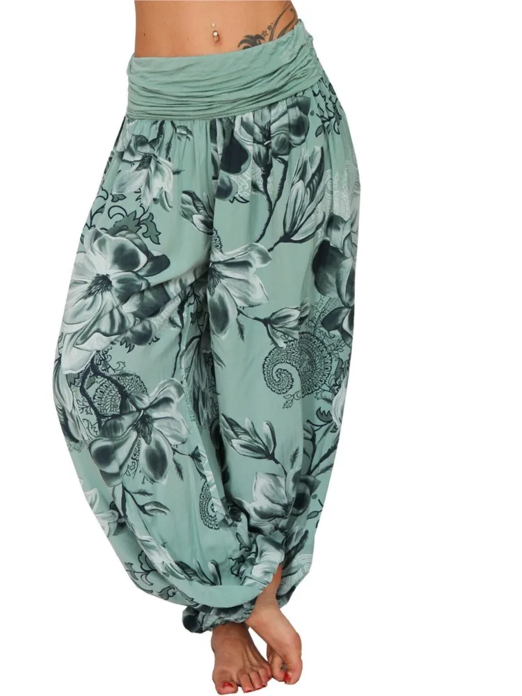 Новые весенне-летние новые женские модные ретро широкие брюки харлан