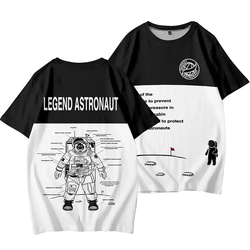 Camisa de манга curta harajuku