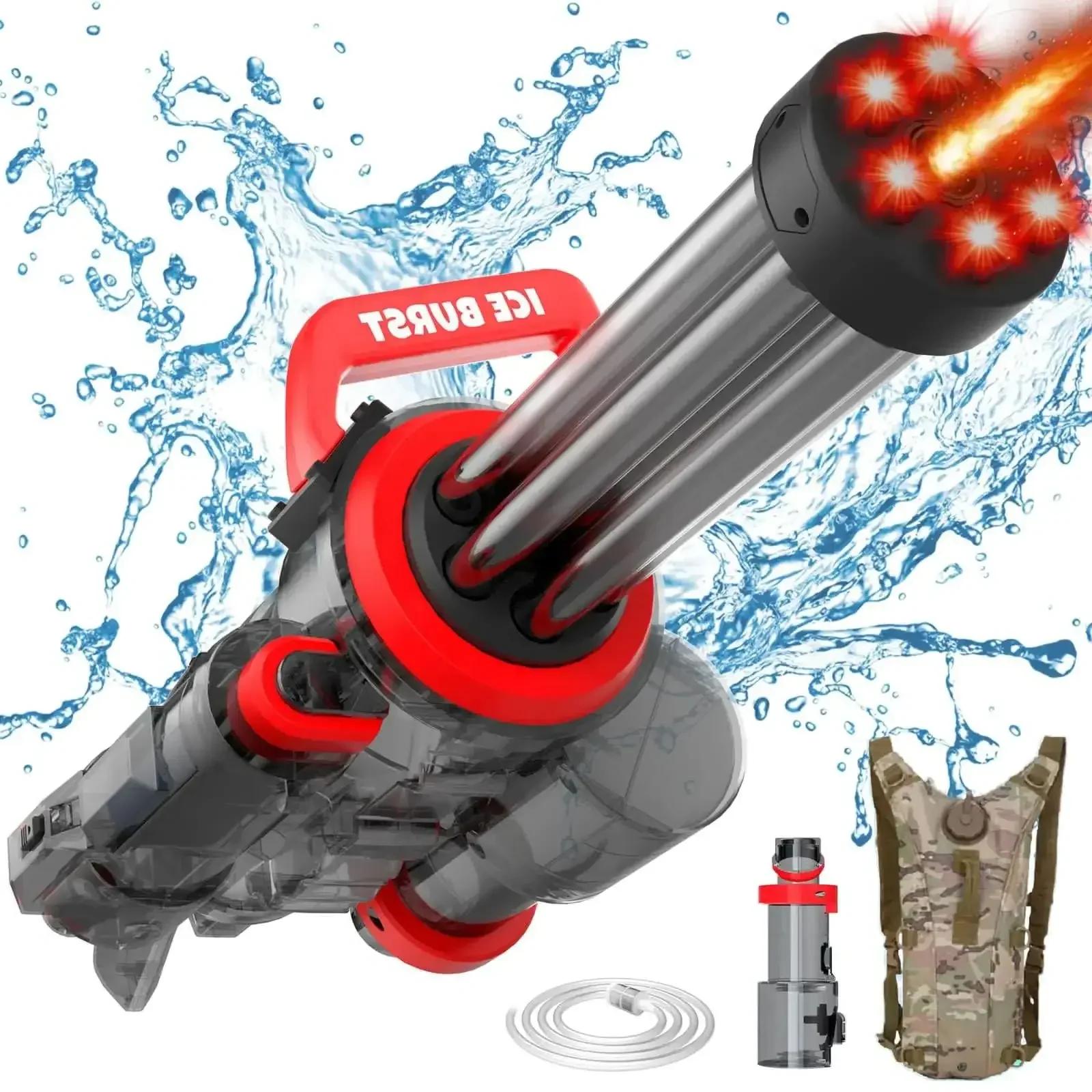 Самый мощный gatling электрический водяной пистолет
