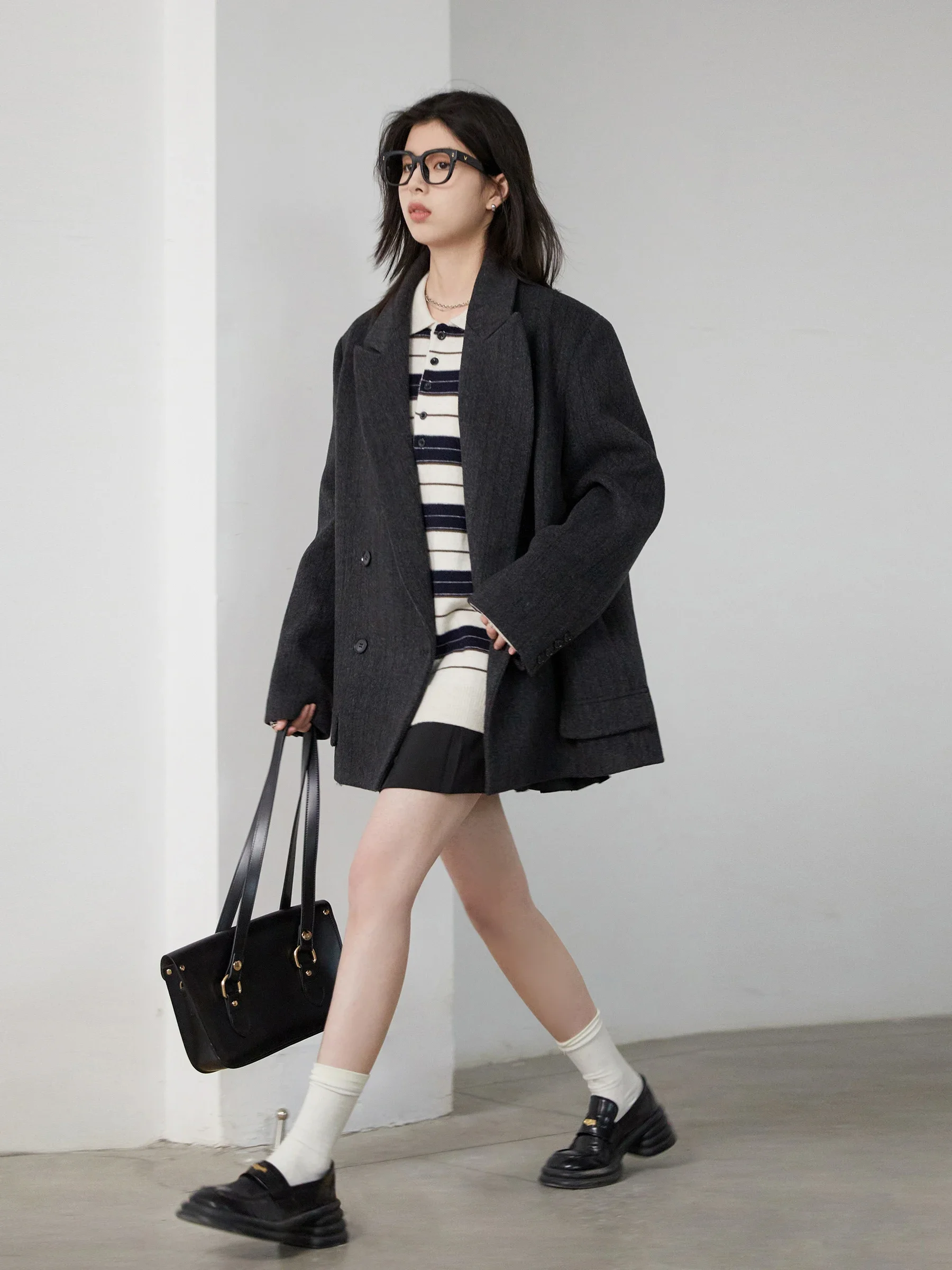 Женский шерстяной пиджак chic ven - Фотография_6