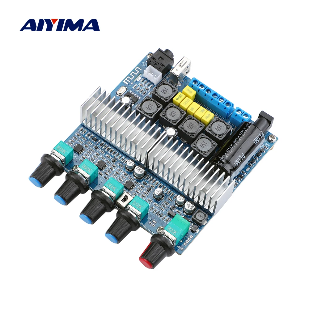 Aiyima обновленный tpa3116 усилитель сабвуфера аудио плата 2