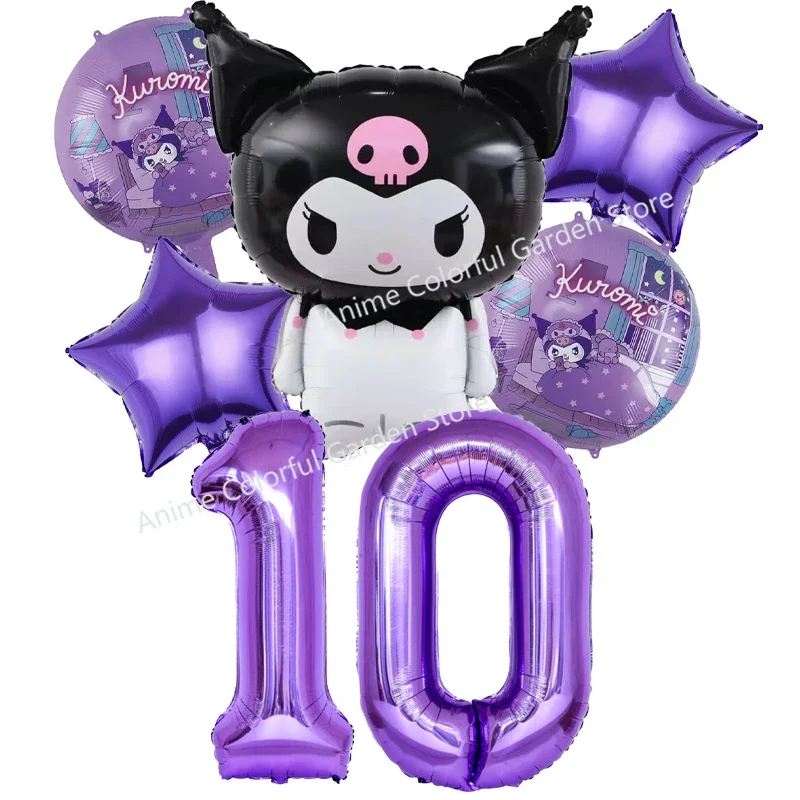 Набор воздушных шаров sanrio kuromi