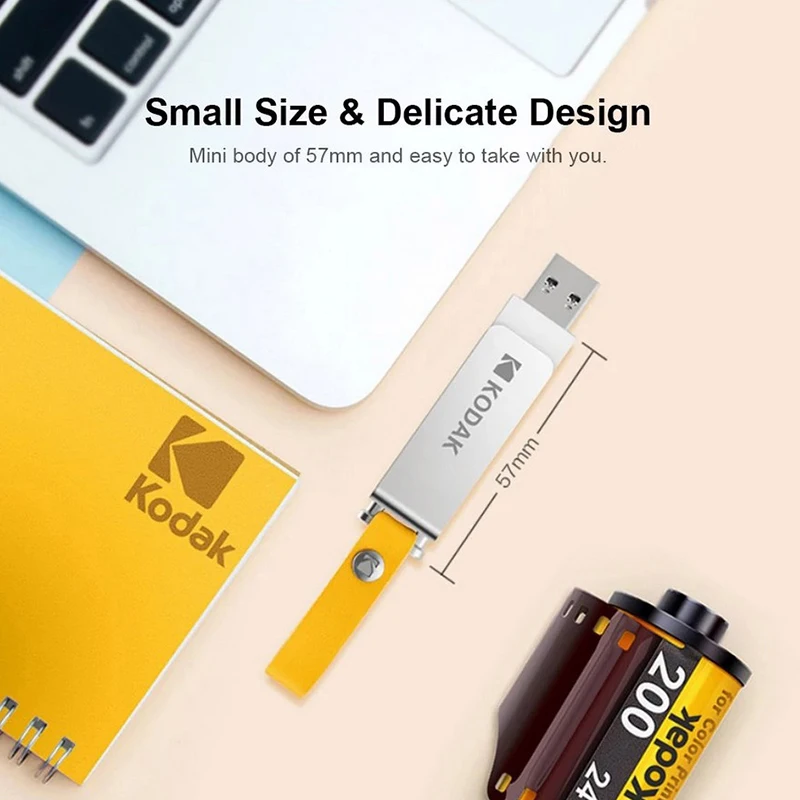 Новый оригинальный металлический usb флеш-накопитель kodak - Фотография_3