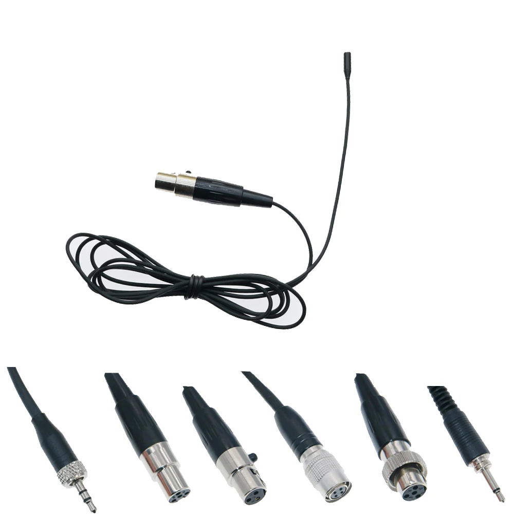 Черный очень мини-нагрудный микрофон