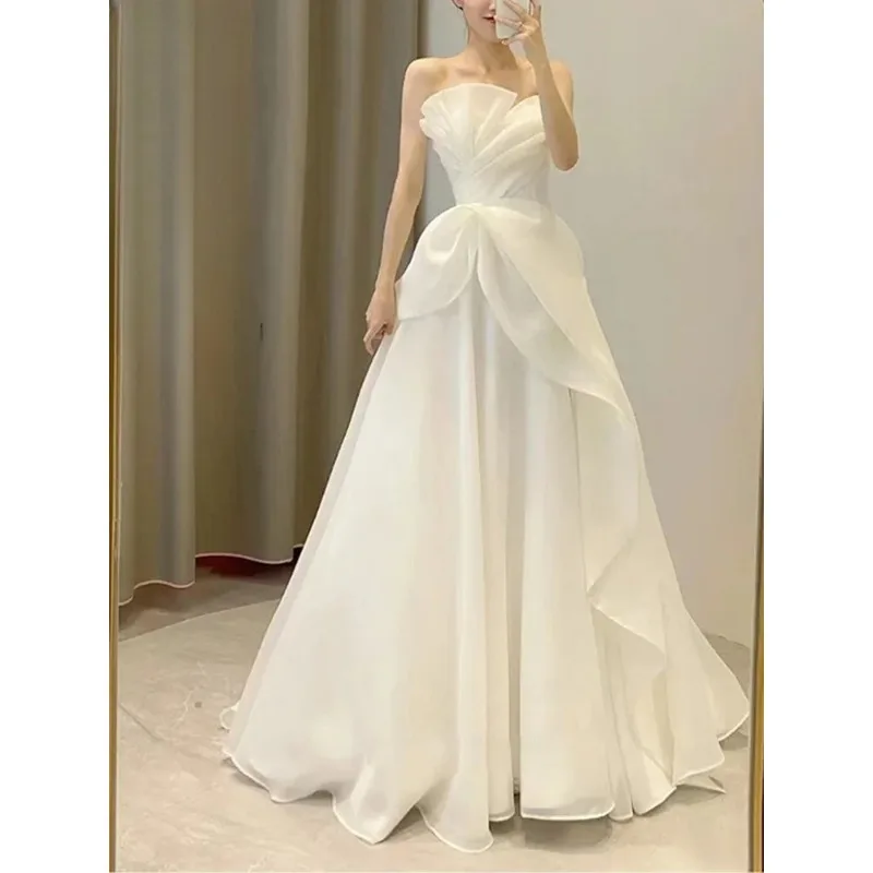 Новые свадебные платья без бретелек - Фотография_3